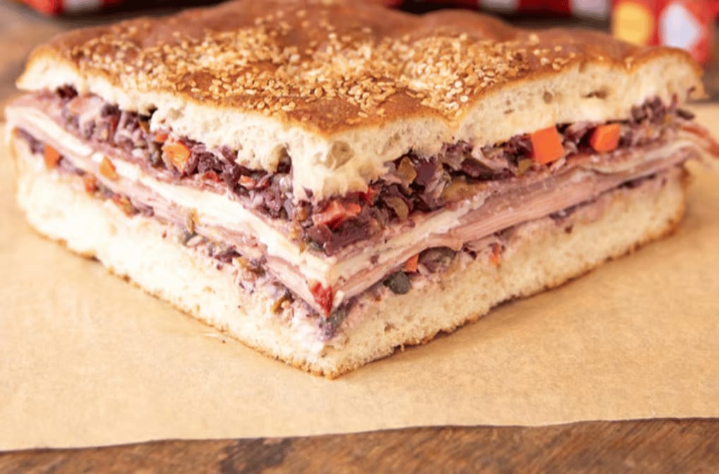 Meat Muffuletta 1/8 - 1 Slice.