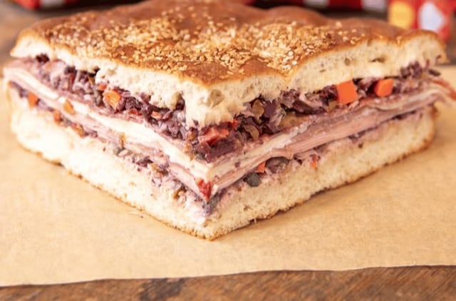 Meat Muffuletta 1/8 - 1 Slice.